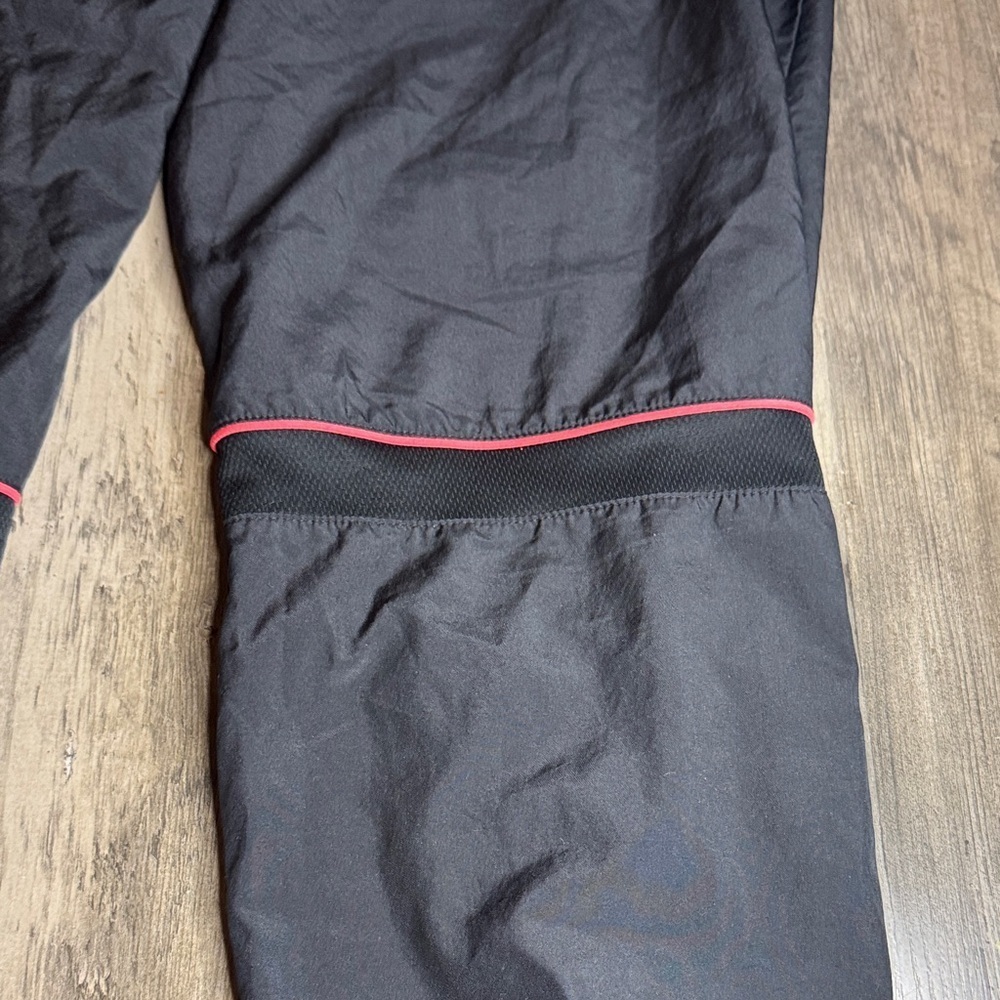 Nike 90’s  Black Track Pants with Pink Logo - Picture 6 of 7